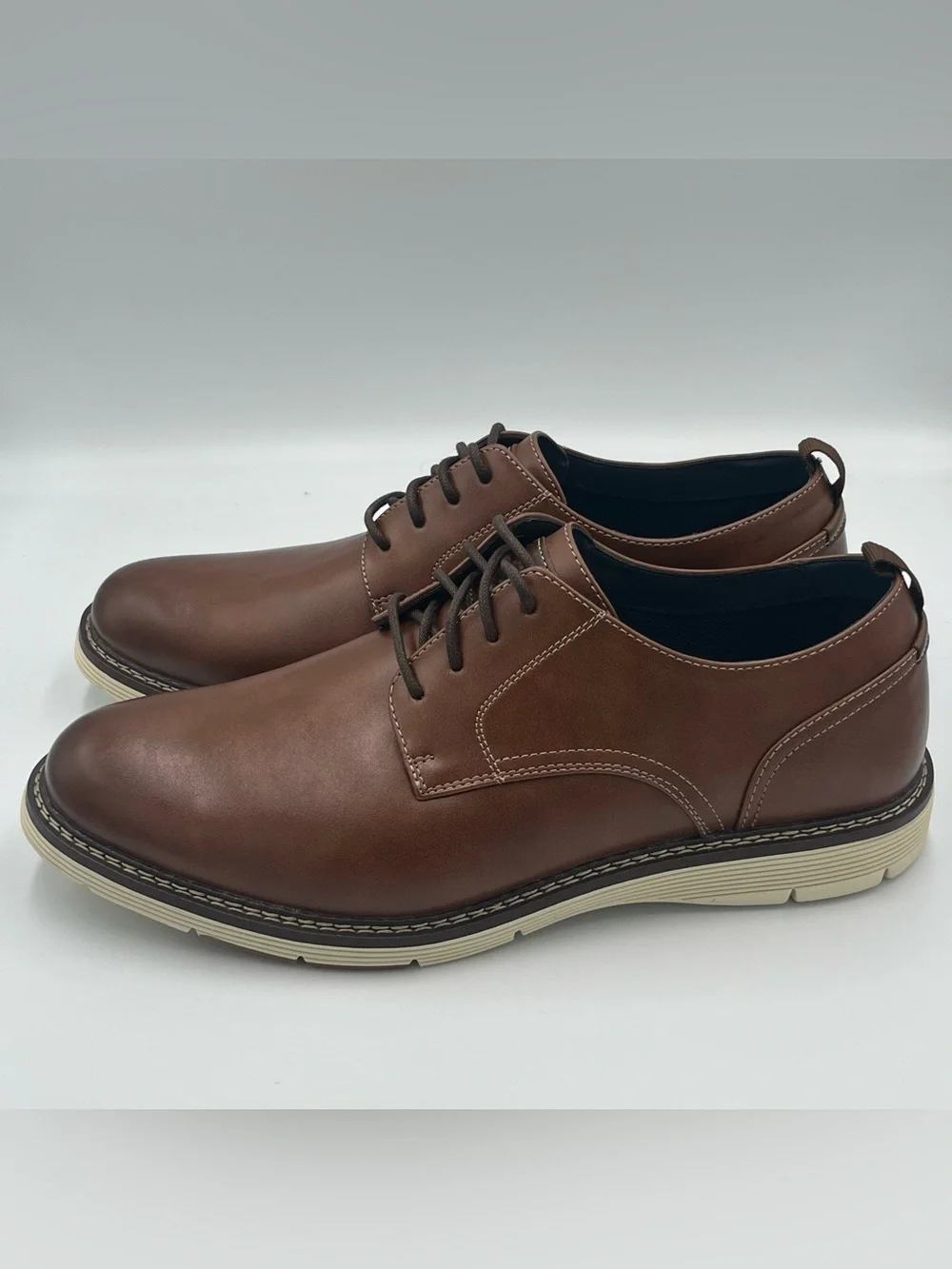 Dockers Easedale Oxford Lace-Up Shoes Men’s Size 11.5 Congnac